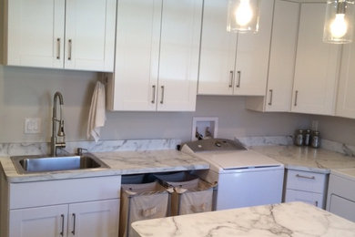 Example of a trendy kitchen design in St Louis