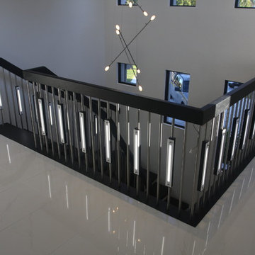 LED Balusters - Raw Metal Stringer