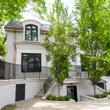 Exterior Renovation, Black Windows, Contemporary, Front Porch Designs