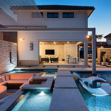 pool & backyard