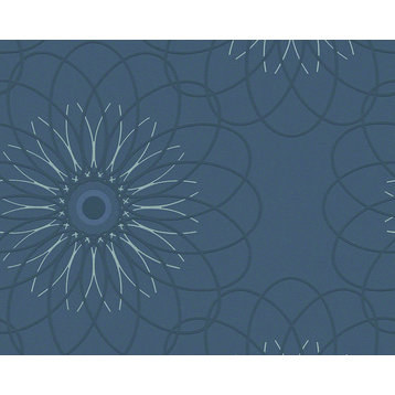 Non-Woven Wallpaper - DW228940225 Black and White Wallpaper, Roll