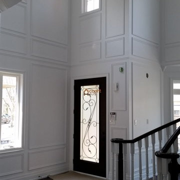 Full wall Faux Wainscoting in a House, Burlington