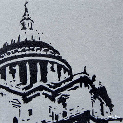 St Paul's Grey - Paintings