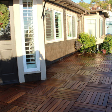 Another angle of deck tiles