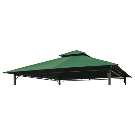 St. Kitts Replacement Canopy for 10 ft. Canopy Gazebo -Dk Green