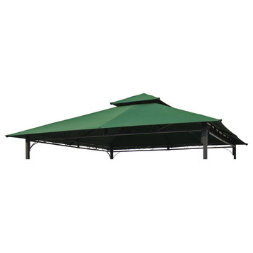 St. Kitts Replacement Canopy For 10' Canopy Gazebo -Dk Green