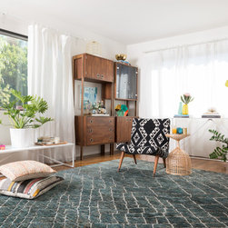 Elixir EH-03 GREY / NAVY - Area Rugs
