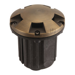 Landscape Lighting Die Cast Brass In-Ground Well Light LF3005AB - Inground And Well Lights