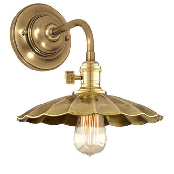 Heirloom, One Light, 8000, MS3 Small Wall Sconce, Historic Nickel Finish