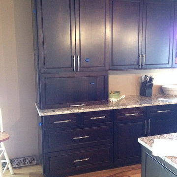 Kraftmaid kitchen Peppercorn Cherry