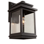 Artcraft - Fremont 1-Light AC8290ORB Oil Rubbed Bronze Outdoor Light - Backed by our industry leading warranty  the Freemont Collection features clean lines encasing a clear four side glass  to make a contemporary style outdoor sconce. Available in Black or Oil Rubbed Bronze  5 year warranty against premature paint defects and a 25 year limited warranty against corrosion.  Artcraft products are made of the finest material available and are carefully manufactured,old fashion Artisans using the most advanced techniques in order to provide you beautiful lighting.  Although user serviceable items like bulbs  ballasts and transformers do require periodic replacements  we use only the highest performance components available. We thank you for choosing Artcraft.