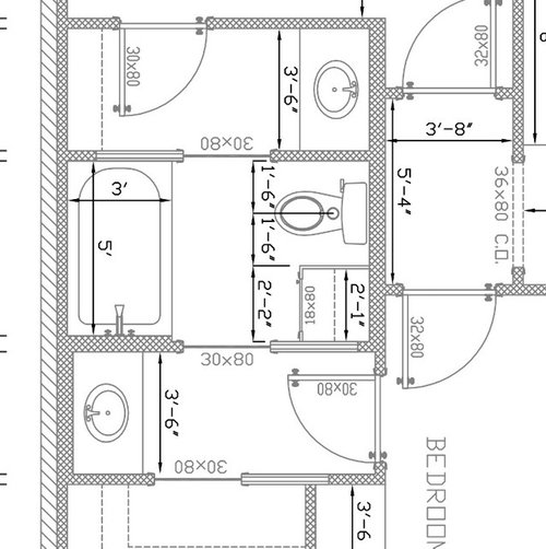 Effective lighting in a bathroom