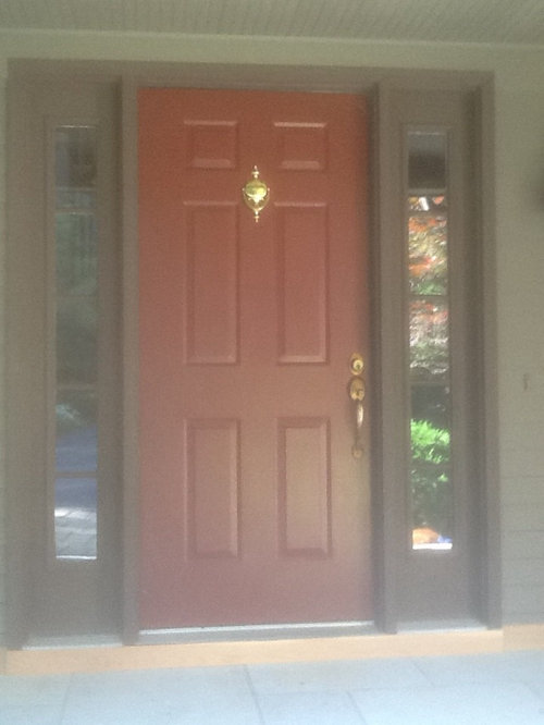 What color should I paint or stain my door and sidelights?