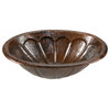 Premier Copper Products LO19RSBDB 19" Oval Copper Drop In or - Oil Rubbed