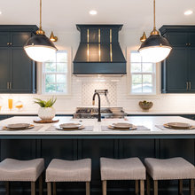Kitchen - dark blue