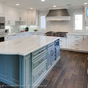 Classic White Lunar Quartzite | Marble.com