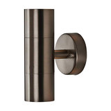 Hakan 2 Arm Stainless Steel Outdoor Wall Lamp