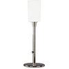 Robert Abbey Nina TBL Torchiere Lamp Nina 27" Torchiere Table - Polished Nickel