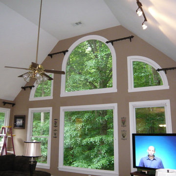Suwanee home box pleat panels