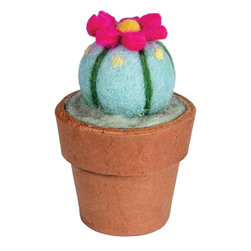 Wild Woolies (G) - Felt Cactus Small Peyote - Decorative Objects And Figurines