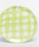 Plaid Accent Plate, Lime