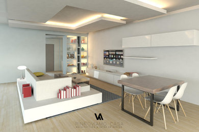 Progetto zona giorno a Catania.