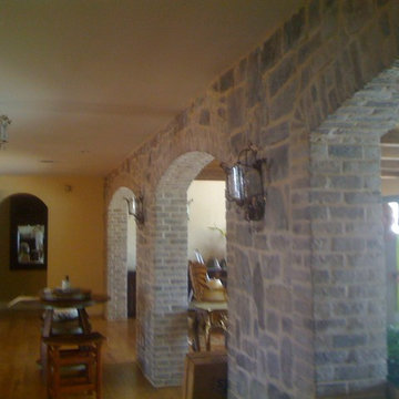 brick columns and block columns