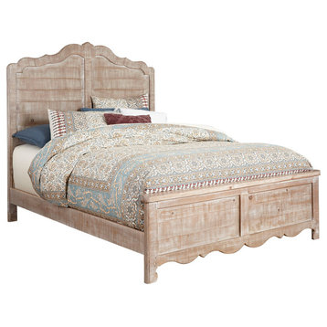 Chatsworth Complete Panel Bed, Chalk, Queen