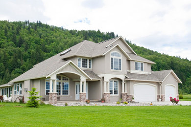 Inspiration for a timeless exterior home remodel in Vancouver