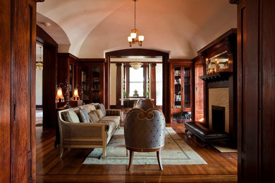 Living room - traditional living room idea in Atlanta