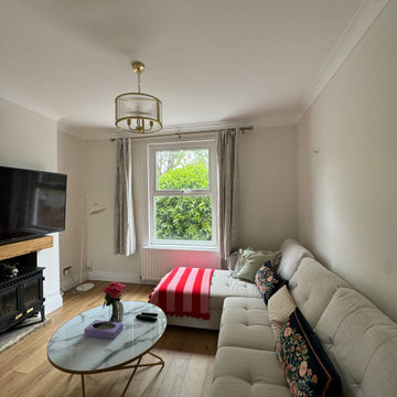 Living Room Interior Design & Painting Renovation in Bromley