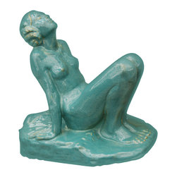 Gladding McBean Reclining Nude - Garden Statues And Yard Art