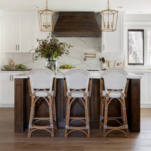 Walnut island kitchen