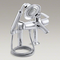 KOHLER Polished Chrome Symbol&reg; Deck-mount Bath Faucet - Bathroom Faucets And Showerheads