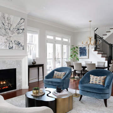 Open Plan Living Room & Dining Area
