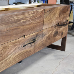 Free Standing Walnut Bath Vanity - Bathroom Vanities And Sink Consoles