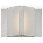 Lite Source - Lite Source LS-16368 Waldo - 8" 9W LED Wall Sconce - This modern LED wall sconce showcases a polished sWaldo 8" 9W LED Wall Polished Steel Frost *UL Approved: YES Energy Star Qualified: n/a ADA Certified: n/a  *Number of Lights:   *Bulb Included:Yes *Bulb Type:LED *Finish Type:Polished Steel
