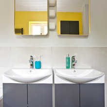 semi recessed sinks