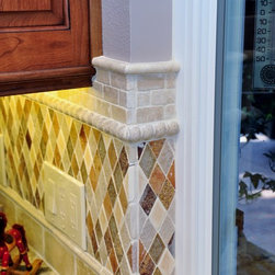 Dynasty, Brookside Sq., cherry, Butternut, Onyx - Tile