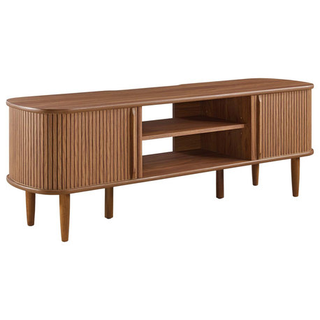 Contour 55" TV Stand, Walnut