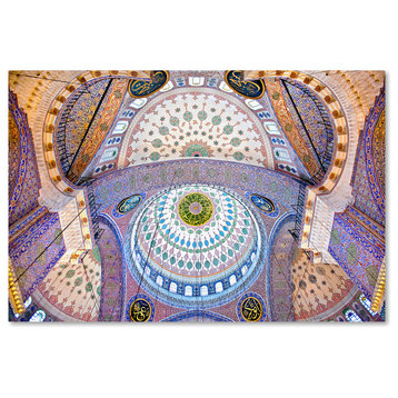 Nora De Angelli 'The Blue Mosque' Canvas Art, 22x32