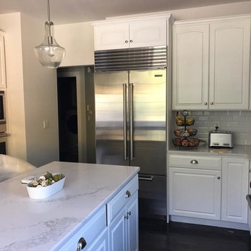 Sub-Zero Wolf Appliances Upgrade Existing White Kitchen Cabinets In Princeton, N