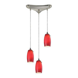 Elk Lighting - Elk Lighting 10223/3che Pendant Favelita - Pendant Lighting