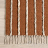 Prabal Gurung x RugsUSA SoHo Tasseled Wool Area Rug, Brown 5' x 8'