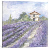 "Lavender Fields" by Debi Coules, Canvas Print, 12"x12"