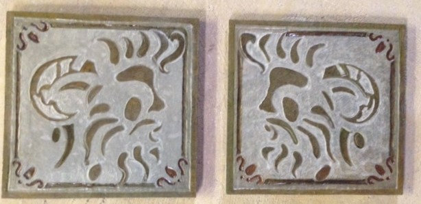 Custom Tile- "Bacchus- God of Wine" Roman Antiquity replica