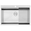 33" Zero Radius Drop-In 16G Stainless Steel 1-Hole Single Basin Kitchen Sink