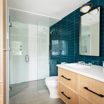 Fresh Modern Kids Bath Remodel