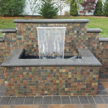 Waterfall patio