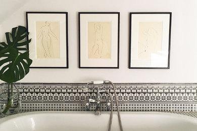 Scandi bathroom in Gloucestershire.